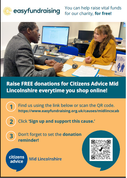 Citizens advice mid lincolnshire easy fundraising