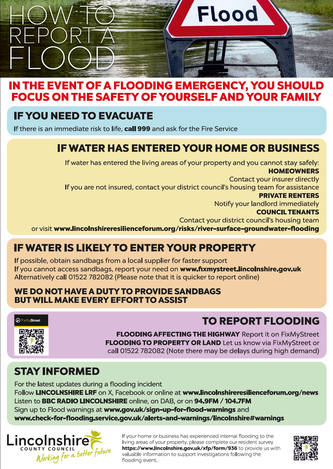How to report a flood