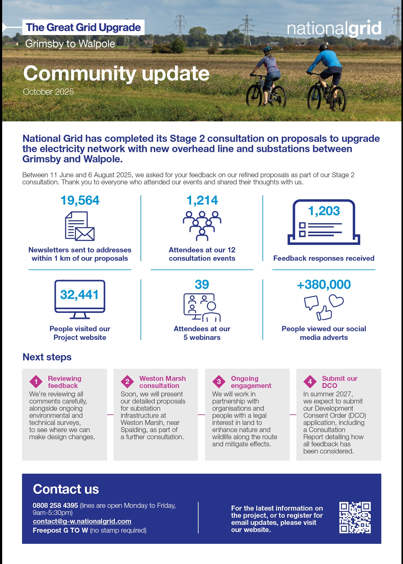 National Grid - Grimsby to Walpole - Community update